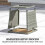 Outsunny Outsunny Side Table 2-Tier with Storage Shelf/Light Grey 7