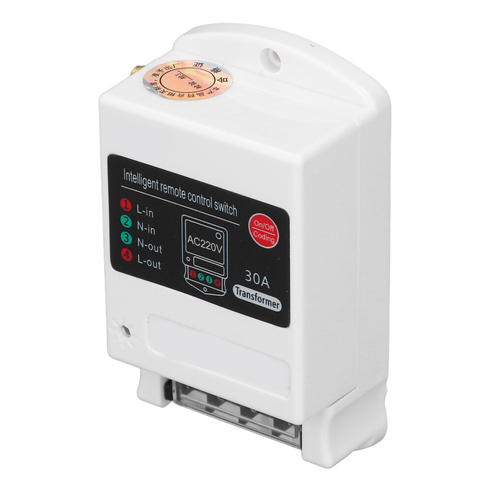 Wireless Remote Switch 30A 5000M Rf For Garage & Pump, 220V 3251385967540