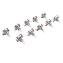 10 piezas B25K 25 kΩ Potenciómetros de 18 mm M8 Bass