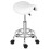 Saddle Stool 360° Rotation Bar Stool White 9