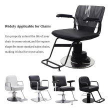2 Pack Salon Chair Cover Protectors,Clear Square Hairdressing Chair Back Covers for Fits Most Standard Chairs