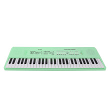 54 Key Electronic Piano Keyboard with Microphone, Recording, Green
