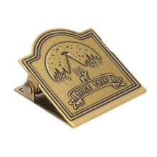 Antique Style Brass Binder Clip
