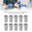 10pcs HYG TM46 S Saliva Ejector Silicone Suction Tips Replacement 4