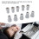 10pcs HYG TM46 S Saliva Ejector Silicone Suction Tips Replacement 3