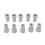 10pcs HYG TM46 S Saliva Ejector Silicone Suction Tips Replacement 16