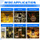 1 Pack  Solar Light Replacement Top for Outdoor Hanging Lanterns, More Powerful More  Efficient 3