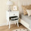 Bedroom Nightstand Bedside Table One Drawer Storage Cabinet 17