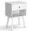 Bedroom Nightstand Bedside Table One Drawer Storage Cabinet 6