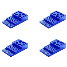 4X Multifunktionellt CentrifugröRstativ 0,2/0,5/1,5/2/5/10/15/50 Ml Stegvis LaboratorietillbehöR för ProvröR