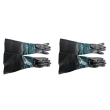 4x Blast Rubber Gloves for Sandblasting Sandblaster Sand Blast Cabinet Sandblasting Gloves SandBlaster Parts 23.6 Inch