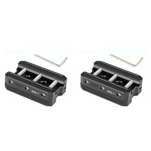 2X Picatinny Arca Swiss Plate Picatinny Convert to ARCA Quick Release Plate Rail Hunting Tripod Dovetail Mount Adapter