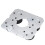3pcs 4 Array IR LED Spot Light Infrared 4X IR LED Board for CCTV Cameras Night Vision (52mm Diameter) 4