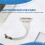 Mainboard-USB-Kabeladapter (4 x USB 2.0 auf 9-adrigen Stecker) Weiss 2