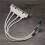 Mainboard-USB-Kabeladapter (4 x USB 2.0 auf 9-adrigen Stecker) Weiss 7