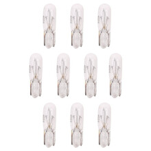 10X T5 286 12V 2W Bulb lamps Halogen Bulb Car Instrument, Yellow