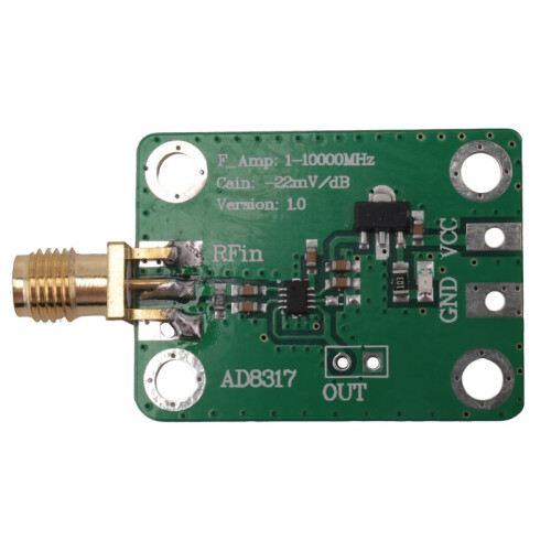 AD8317 High Speed Logarithmic Detector RF Log Detector RF Signal Log Output Power Meter 1M-10000MHz Controller