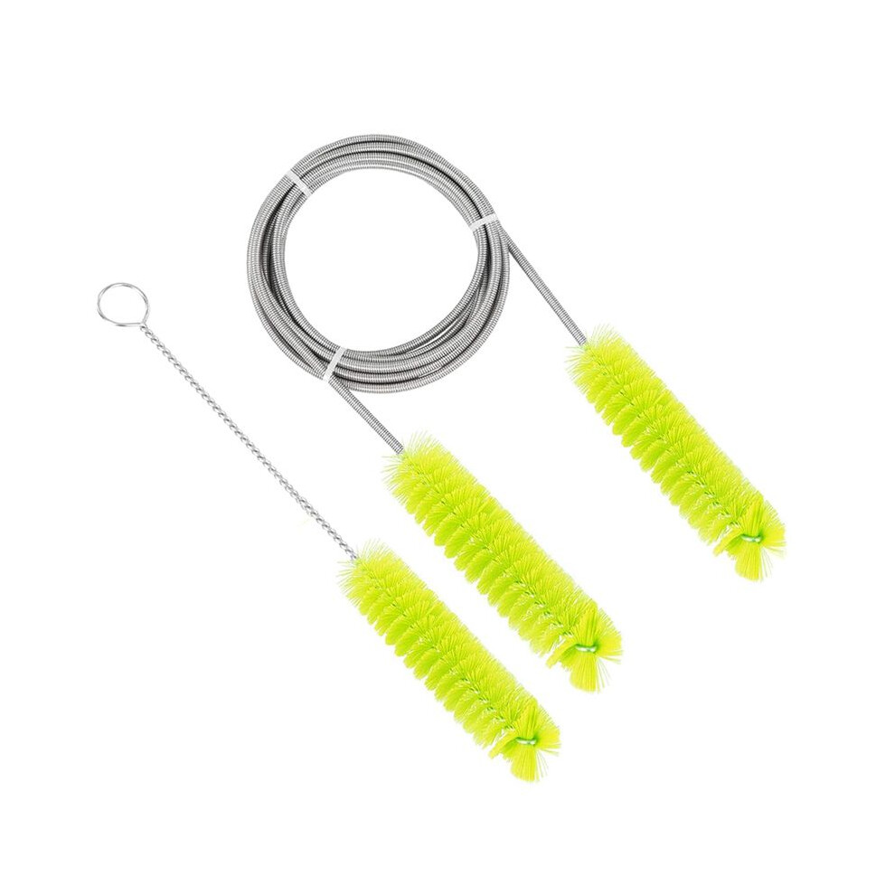 Tlily Brush Diameter 15Mm 19Mm - Cpap Tube Cleaning Brush- Suitable For Most Cpap Hose Type (Yellow)
