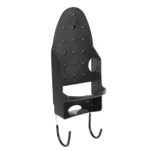 Ironing Board Holder Wall Mount Electric Iron Hanger Ironing Board Rack Ironing Board Storage Organizer Black