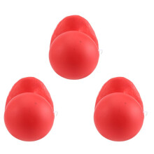 3 Stks Clown Neus Toeteren Piepende Clown Neus met Elastisch Touw voor Volwassenen Halloween Cosplay Kostuum Accessoires