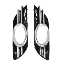 Car Front Fog Light Grill Chrome Trim Cover Set for - E-Class W211 07-09 A2118851174 A2118851274