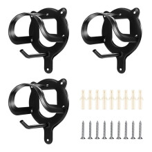 3 Supporti per Briglie per , Ganci per Briglie, Portaoggetti per Cavezze, Supporto In Metallo con Tubi e Vite