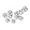 Tabletop Dice 10 Pack PVC 20-Sided Polyhedral White Light for Role Playing 8