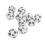 Tabletop Dice 10 Pack PVC 20-Sided Polyhedral White Light for Role Playing 15