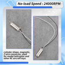 2 Stuks 3,5V 7 mm X 16 mm Cilinder -Kernloze Motor voor Speelgoedmodelvliegtuigen