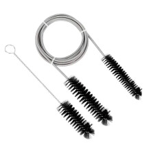 Brush Diameter 15mm 19mm - CPAP Tube Cleaning Brush- Suitable for Most CPAP Hose Type (Black)