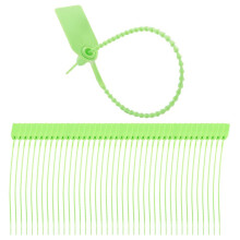100 Sigilli Antimanomissione in Plastica, Targhette con Fascette Numerate, Segnaletica Autobloccante Usa e Getta per Estintore, Spedizione, 250 mm D