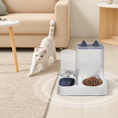 Living And Home 2 in 1 Automatic Pet Feeder