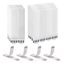 20 Paar (40 Strips) Smalle Ophangstrips Voor Foto'S, Waterbestendige Zelfklevende Strips Voor Het Ophangen van Frames 19X92 mm