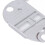 359839-900 Piastra d'ago 7,56,2 cm Argento 10