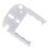 359839-900 Piastra d'ago 7,56,2 cm Argento 14