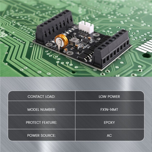 PLC Industrial Control Board Simple FX1N-14MT Delay Relay Module 2