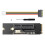 NGFF M.2 to PCI-E 4X X1 Riser Card M2 NVME to PCIe X4 with LED Voltage Indicator for GPU BTC Mining 1