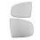 Left Side Rear View Mirror Side Mirror Glass Heated + Adjustment for  X5 E70 2007-2013 X6 E71 E72 2008-2014 6