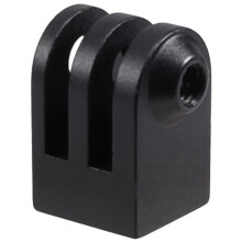 Cnc Aluminum Alloy Tripod Mount Outdoor Sports Camera Base Adapter For All 1/4 Inch Screw Monopod Accessory