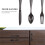 Door handle 3-handle kitchen handle - black 1