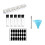 Plastic Spice Jar Organizer with Rack for Kitchen Seasoning Storage 1