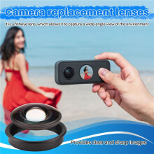 5X för  X3 X4 Ersättningslins för Action Camera Reparation Tillbehör del