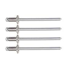 4PCS Silver Aluminum Rosette Rivets for AMC VIN Door Tag – Rustproof & Durable