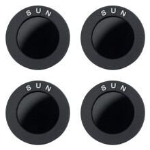 4pcs 1.25 Inches Black Solar Filter Astronomical Telescope Optical Glass Lens Optical Filter Lens Filter M28X0.6