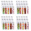 60Pcs 110Ml Plastic Test Tube,Clear Flat Test Tubes,Plastic Test Tubes with Screw Caps for Candy,Beans,Party Decor 2