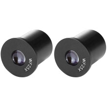 2X WF25X Biological Microscope Eyepiece Installation Size 23.2MM Field of View 9MM Eyepiece