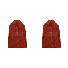 2X Leather Welding Apron - Heat & Flame-Resistant Heavy Duty Work Forge Apron with 6 Pockets, 42Inch Large
