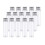 60Pcs 110Ml Plastic Test Tube,Clear Flat Test Tubes,Plastic Test Tubes with Screw Caps for Candy,Beans,Party Decor 4