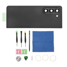 Galaxy Z Fold5Replacement Back Cover, Easy DIY Installation Repair Tools Included Pre Installed Camera Lens Waterproof Housing Door Premium