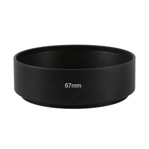 3 Pcs 67mm Mount Standard Metal Lens Hood for 1